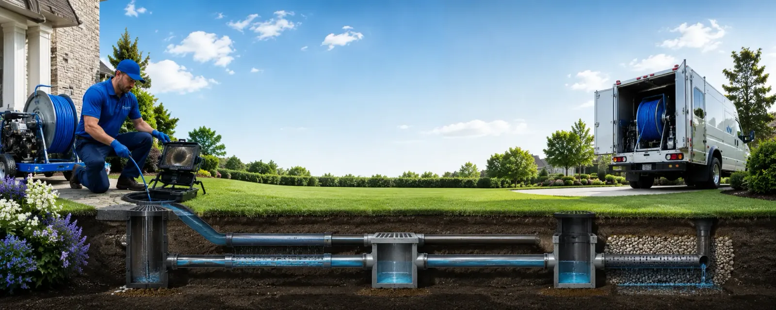 Outdoor drain cleaning information for Atoka, OK